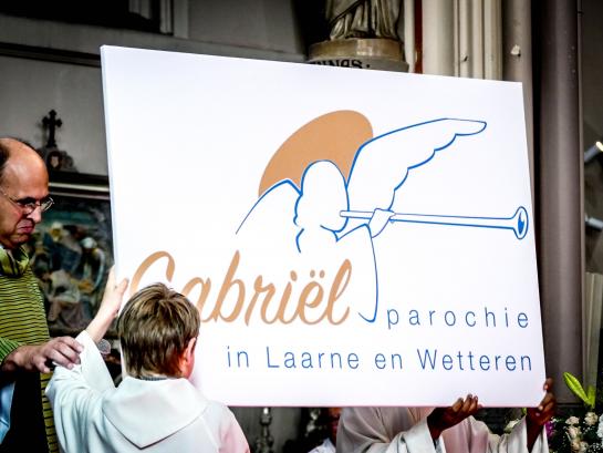 Onthulling logo Gabrielparochie